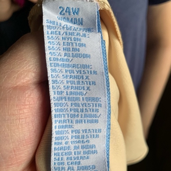 K JORDAN BLACK LACE DRESS SIZE 24W - Picture 8 of 11